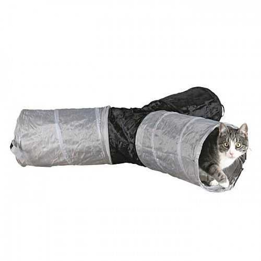 Gatos Trixie T Neles | Trixie Play Tunnel Gris Para Gatos