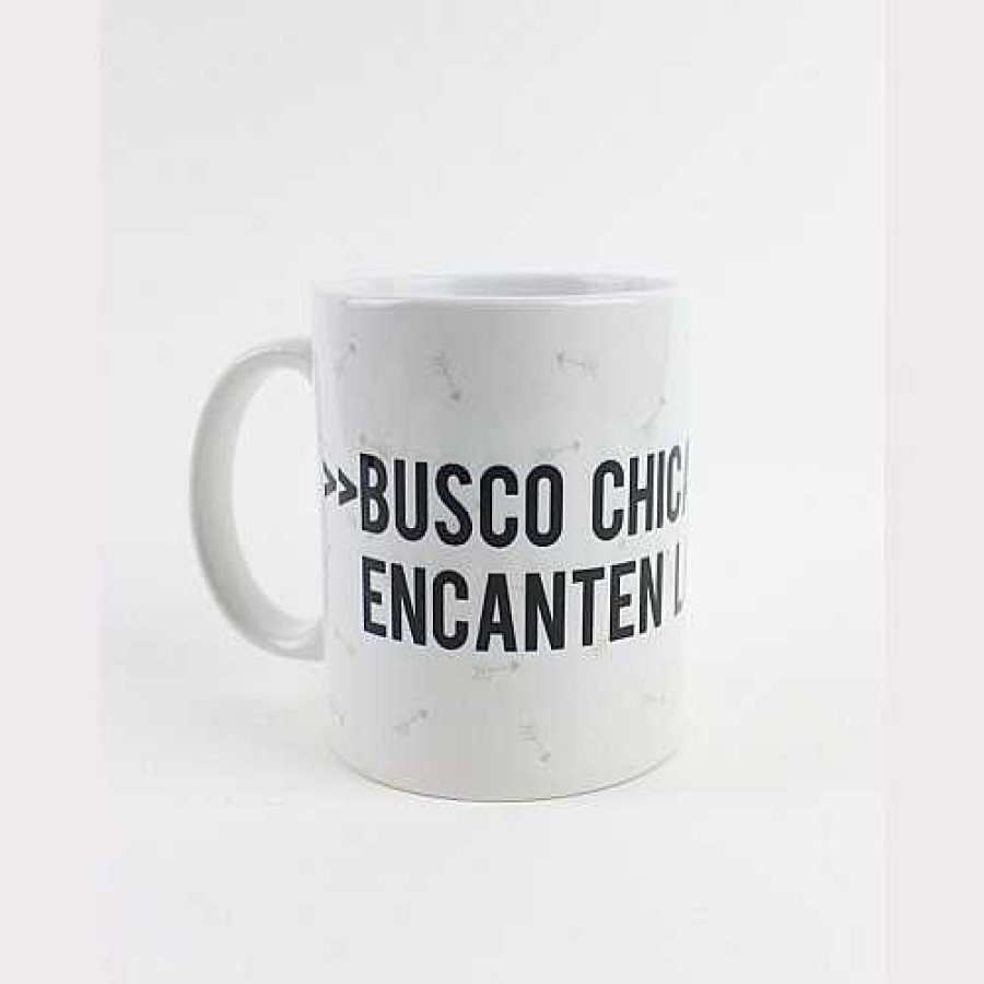 Otros Animales Thepetlover Menaje Hogar | Taza Busco Chica A La Que Le Encanten Los Perros Color Blanco