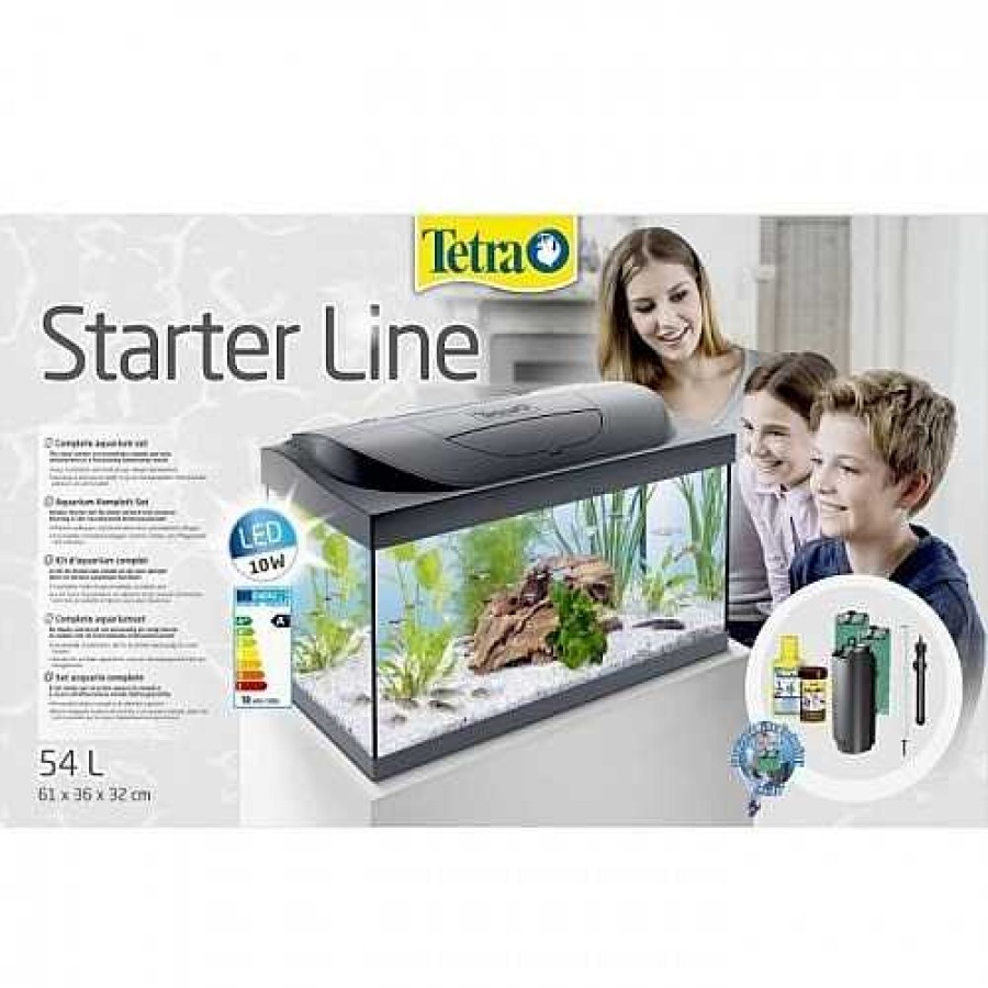 Otros Animales Tetra Acuarios | Acuario Starter Line Led Etra Color Negro