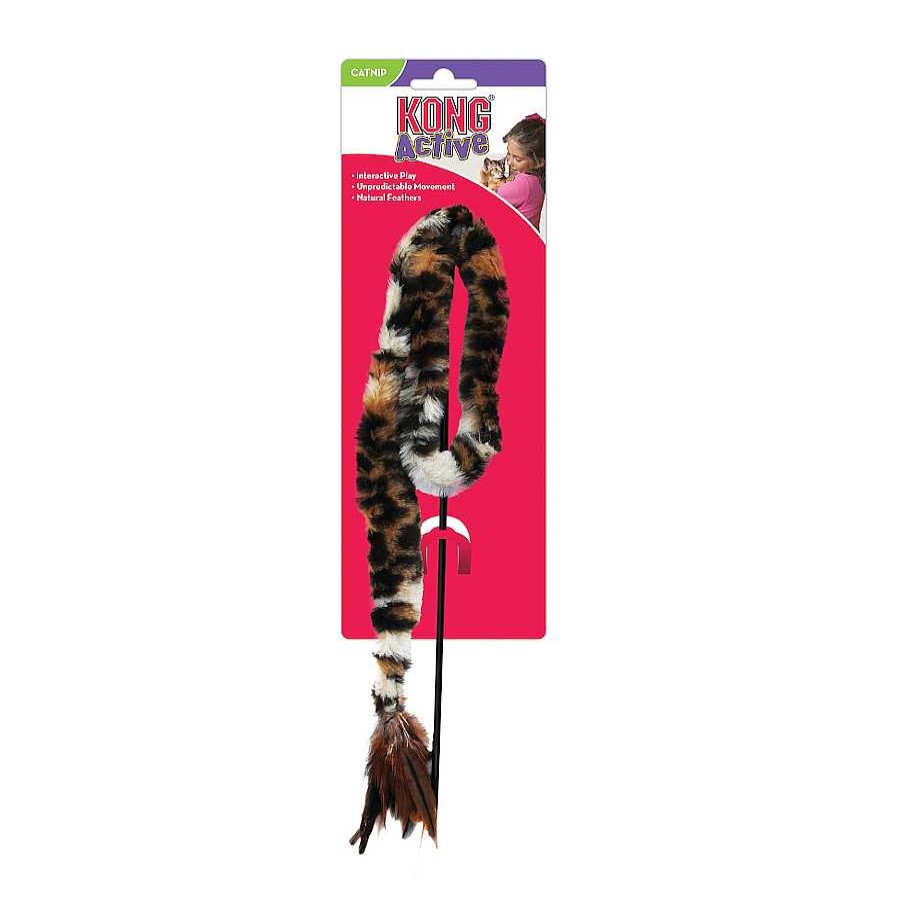 Gatos Kong Ca A | Kong Active Swizzle Bird Ca A Con Plumas Para Gatos