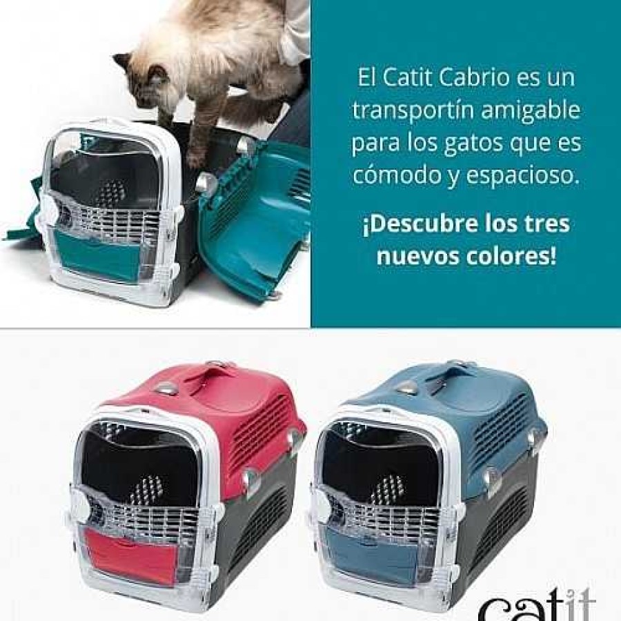 Gatos Catit Transportines Para Gatos | Transport N Pet Cabrio Color Cherry