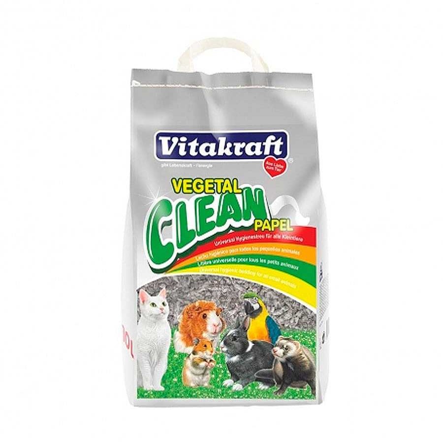 Gatos Vitakraft Otros Lechos | Vitakraft Vegetal Clean Papel Lecho Vegetal Para Animales