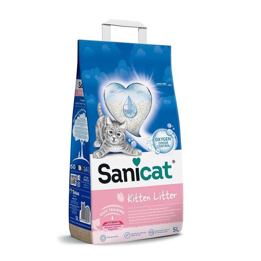 Gatos Sanicat Otros Lechos | Sanicat Kitten Arena Superabsorbente Para Gatitos