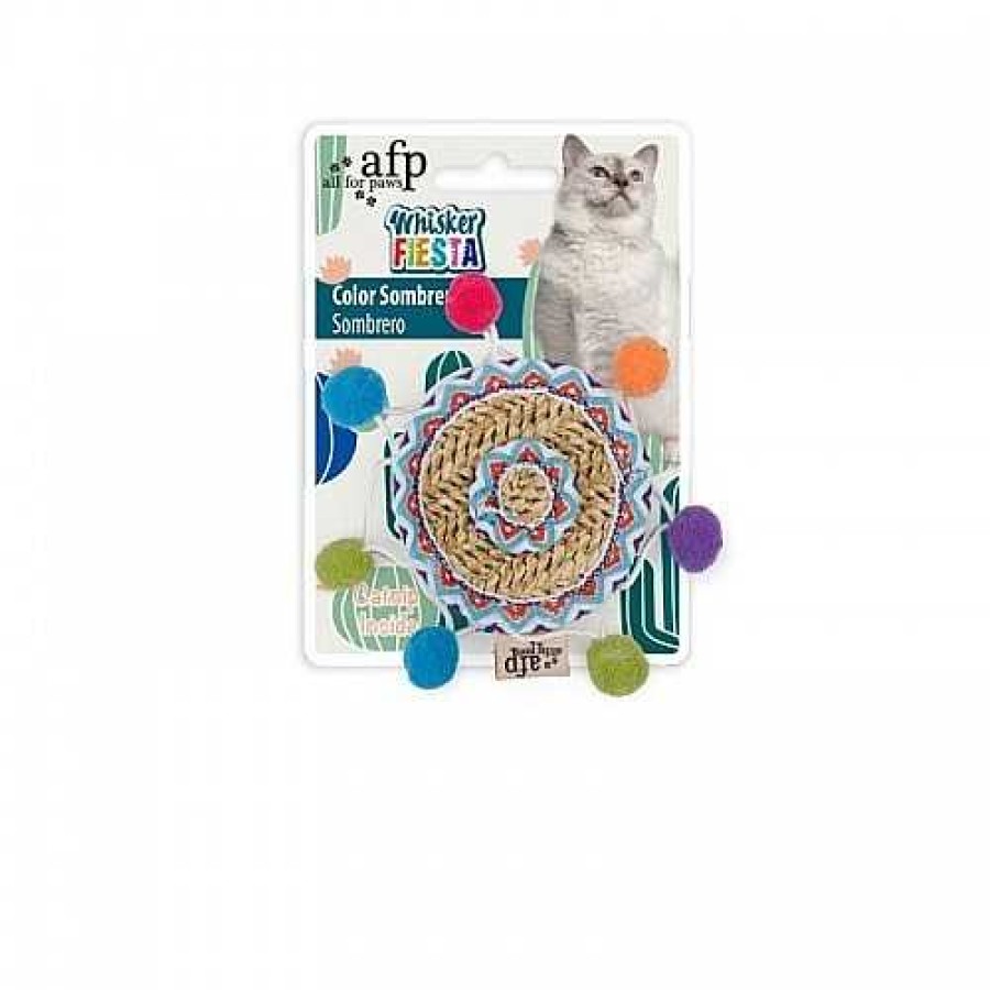 Gatos All For Paws Peluches | All For Paws Juguete Sombrero Whisker Para Gatos