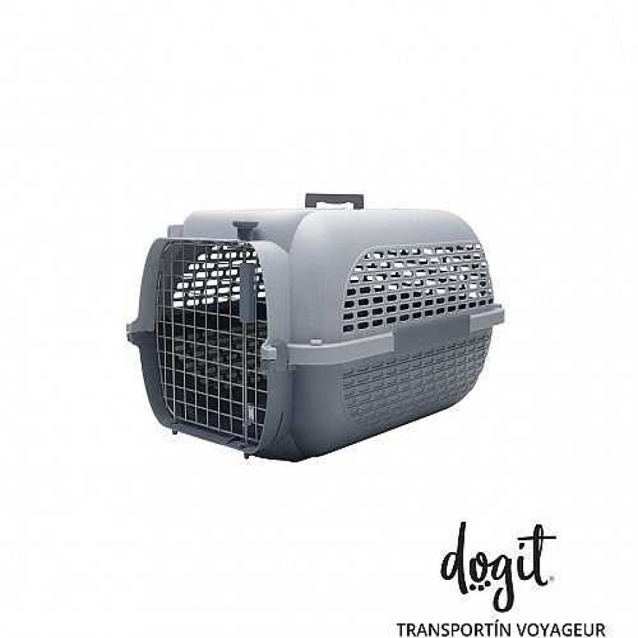 Gatos Dogit Transportines Para Gatos | Transport N Dogit Pet Voyageur Color Gris