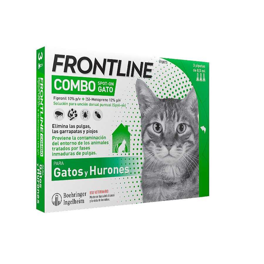 Gatos Frontline Pipetas | Frontline Combo Pipetas Antiparasitarias Para Gatos Y Hurones