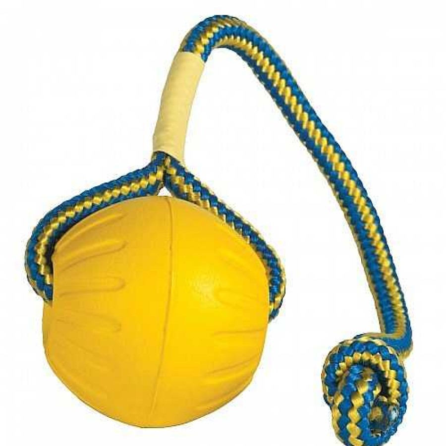 Perros Starmarck Ocio Y Tiempo Libre | Pelota Swing & Fling Durafoam Fetch Ball Para Perros Color Amarillo