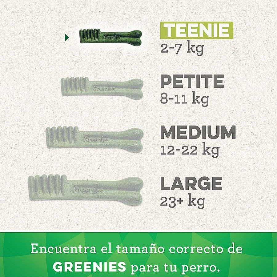 Perros Greenies Dentales | Greenies Snacks Dentales 100% Natural Teenie Para Perros Toy