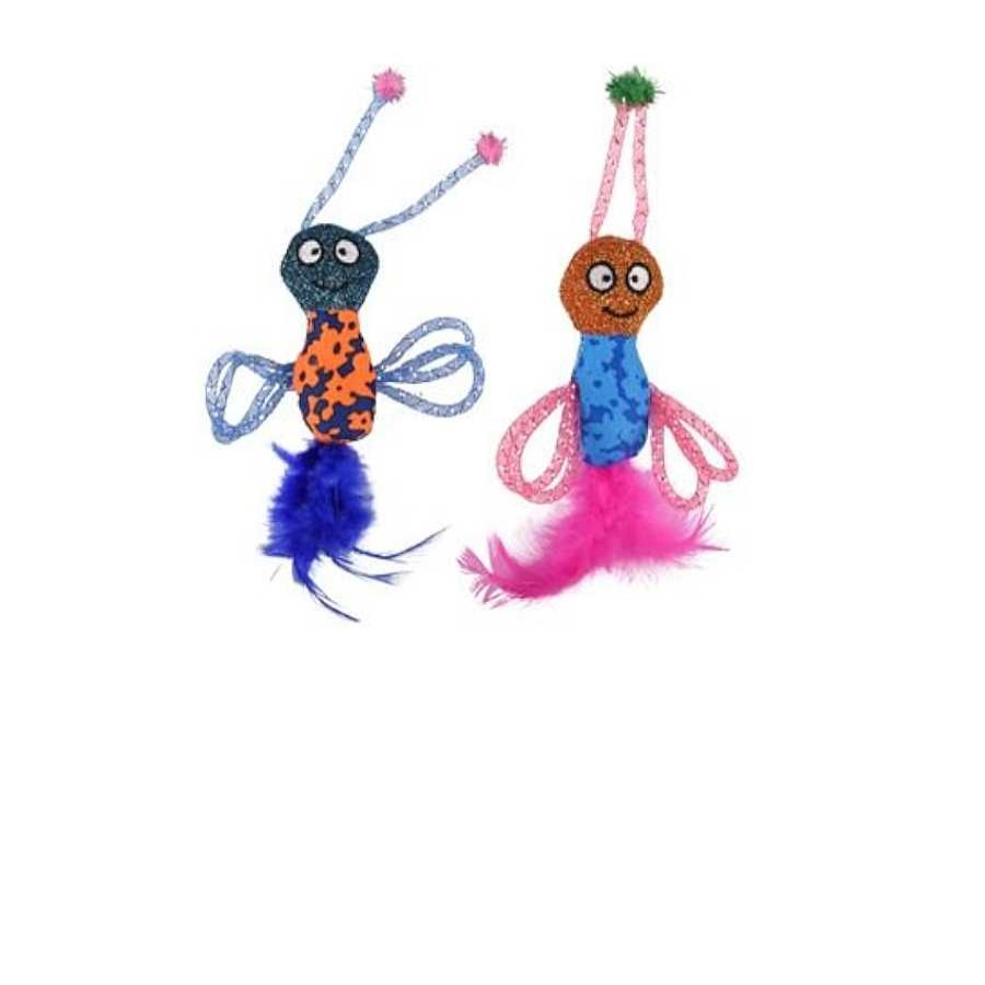 Gatos Flamingo Peluches | Flamingo Jg Asli Abeja De Peluche Para Gatos