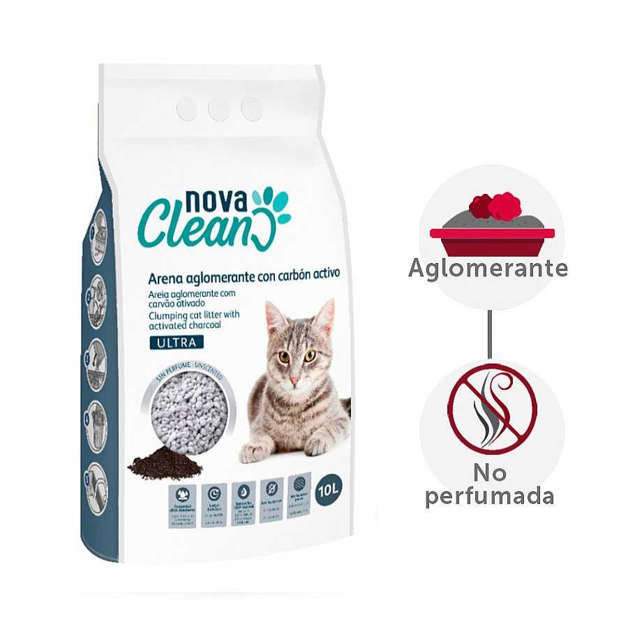 Perros Nova Clean Adiestramiento Y Educaci N | Nova Clean Ultra Lecho Aglomerante Carb N Para Gatos