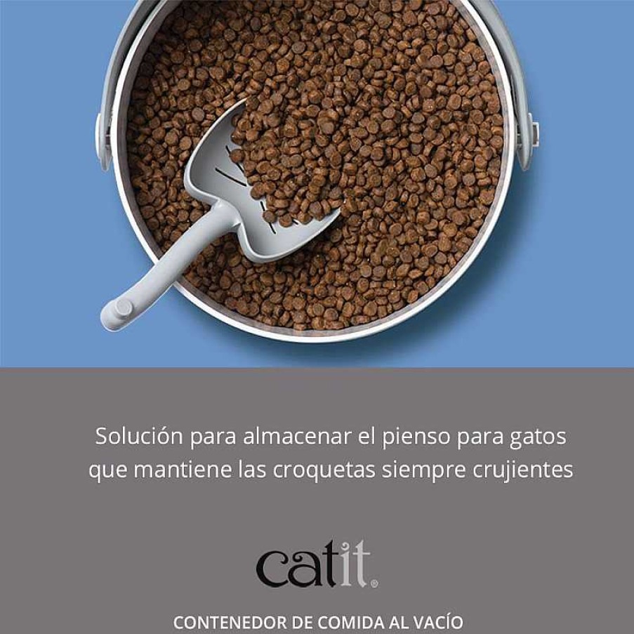 Gatos Catit Comederos Y Bebederos | Catit Pixi Contenedor De Pienso Al Vac O Para Gatos