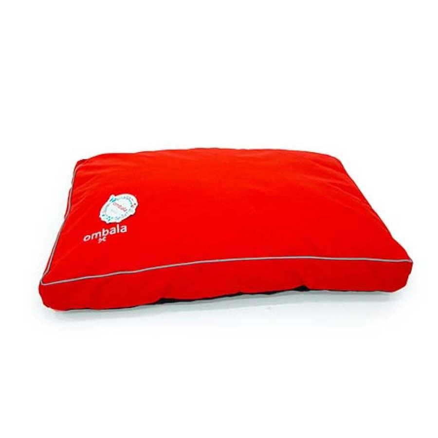 Perros Ombala Camas Para Perros | Ombala Woof Cama Viscoel Stica Roja Para Mascotas