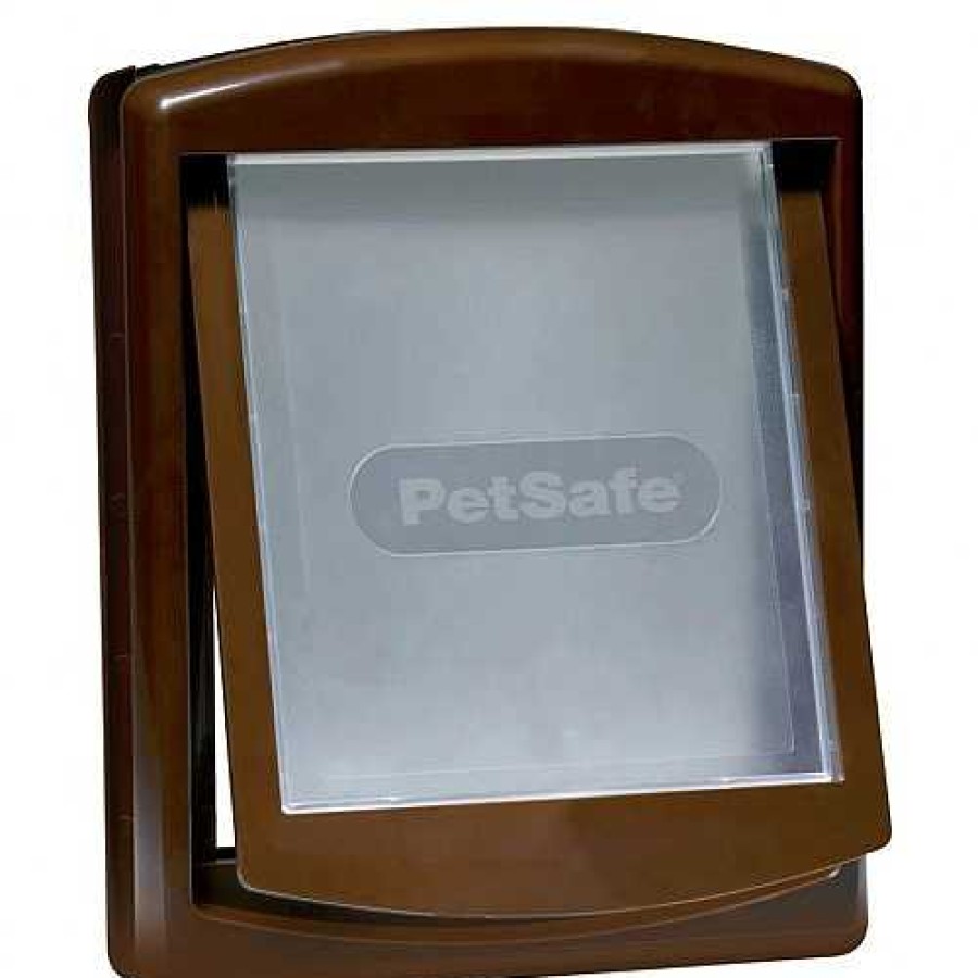 Perros Petsafe Puertas Para Perros | Puerta De Dos V As Para Perros Color Marr N