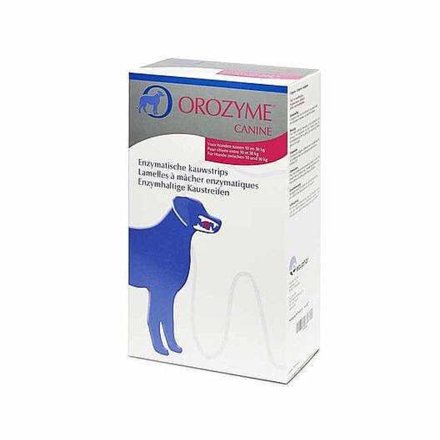 Perros Orozyme Salud Dental | Ecuphar Orozyme Tiras Dent Fricas Enzim Ticas Para Perros De Raza Grande