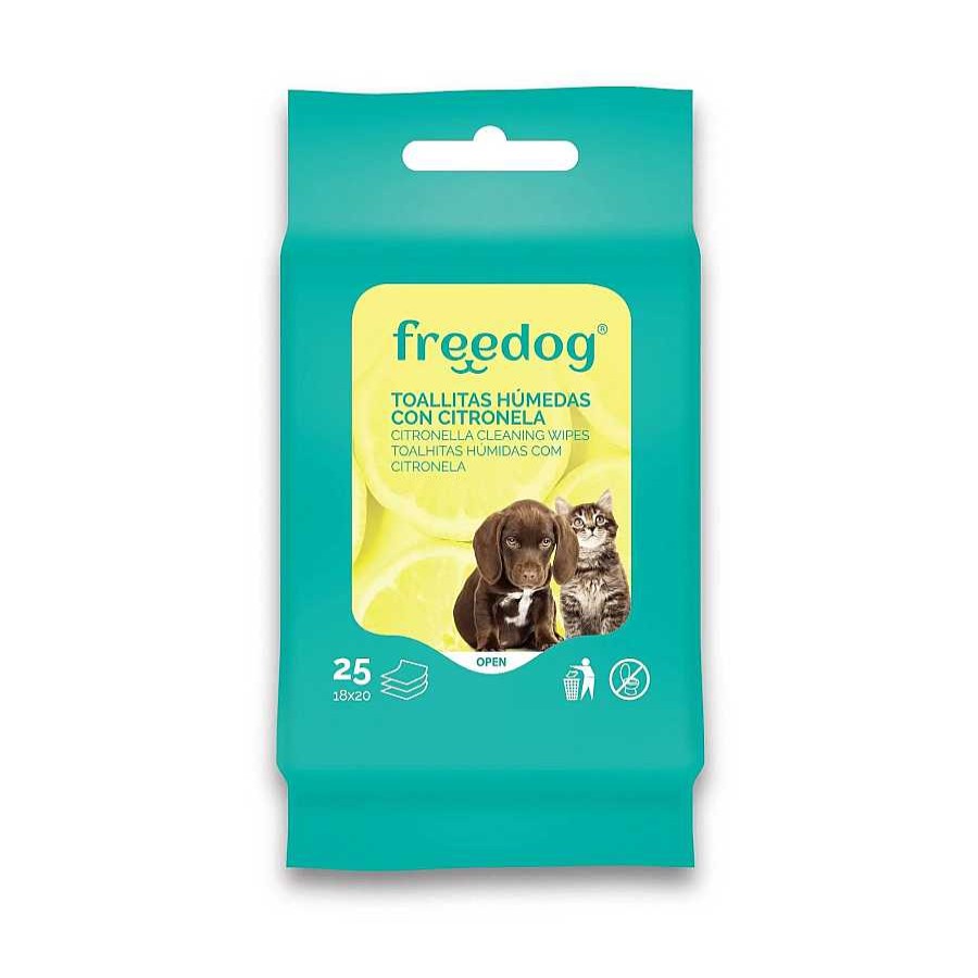 Gatos Freedog Productos Para El Pelo | Freedog Toallitas H Medas Con Citronela Para Perros Y Gatos