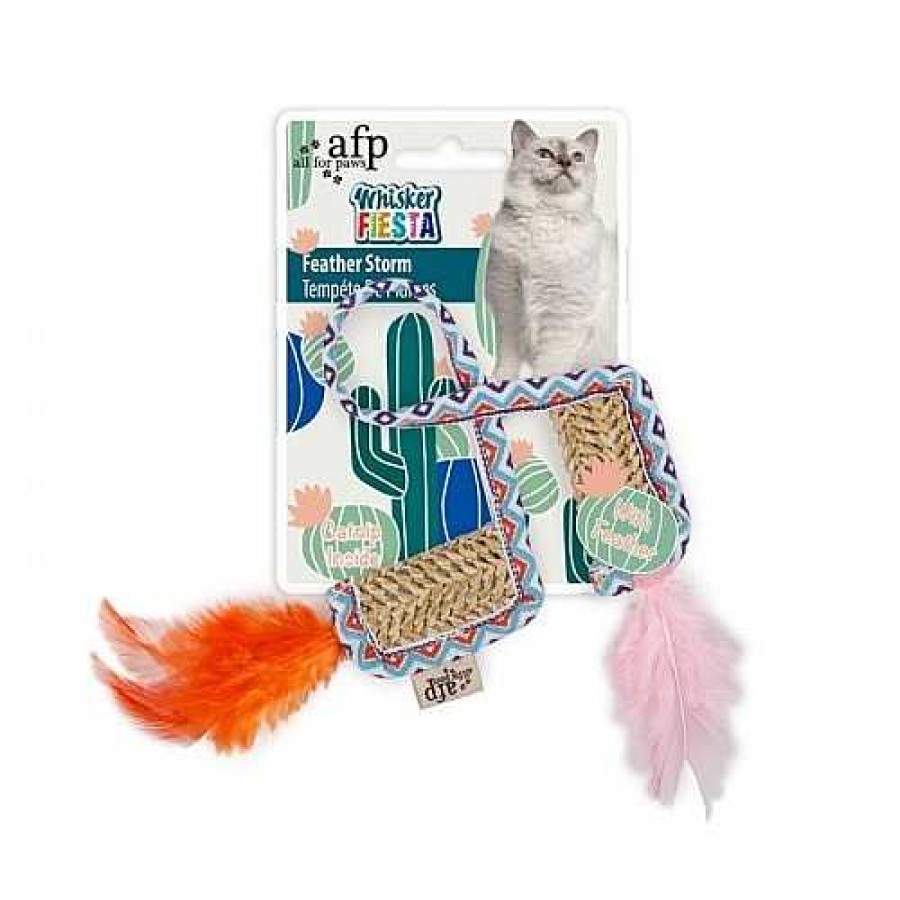 Gatos All For Paws Peluches | All For Paws Juguete De Plumas Para Gato