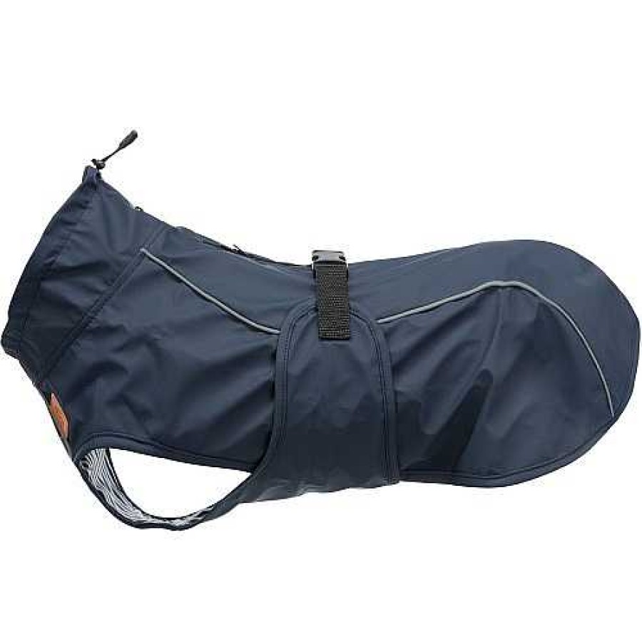 Perros Trixie Ropa Para Perros | Trixie Impermeable Husum Azul Para Perros