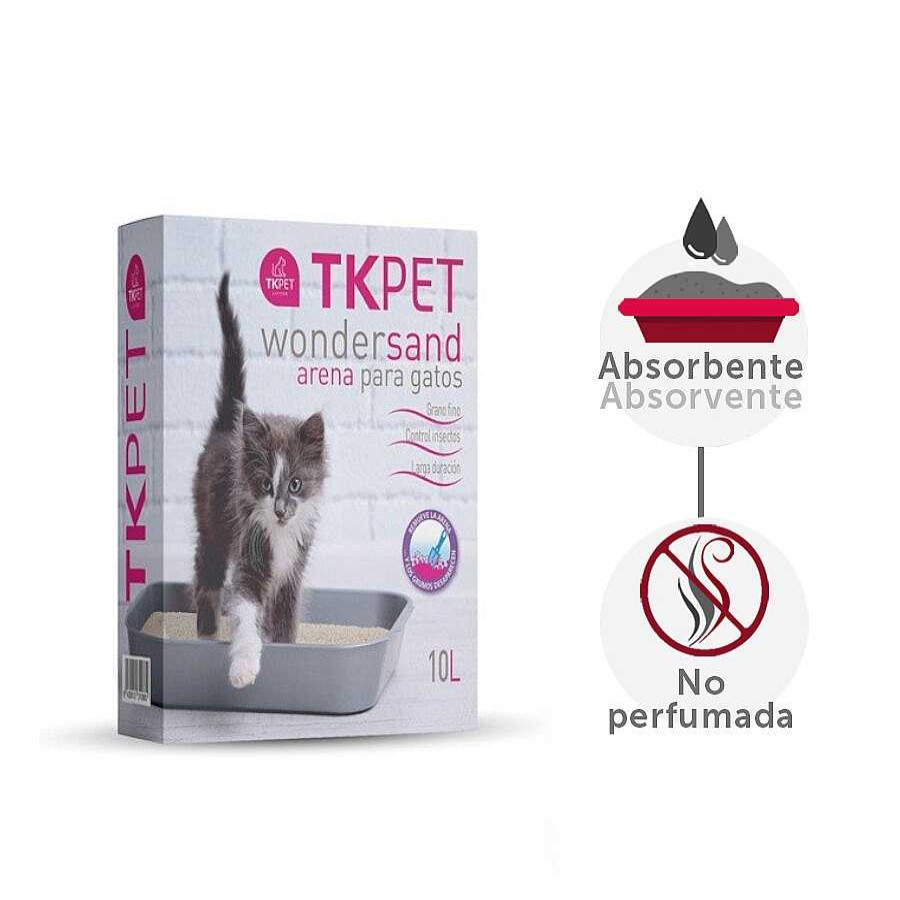 Gatos TK-Pet Otros Lechos | Tk-Pet Litter Wondersand Arena Natural Para Gatos