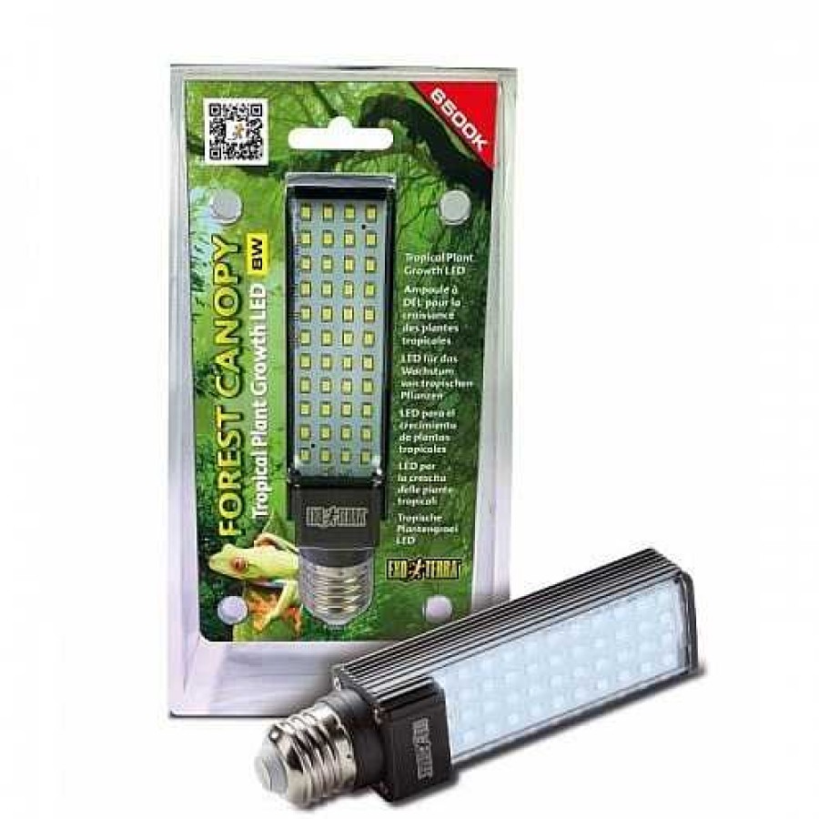 Otros Animales Exoterra Iluminaci N | Exo Terra Forest Canopy L Mpara Led 8W Para Terrarios Plantados