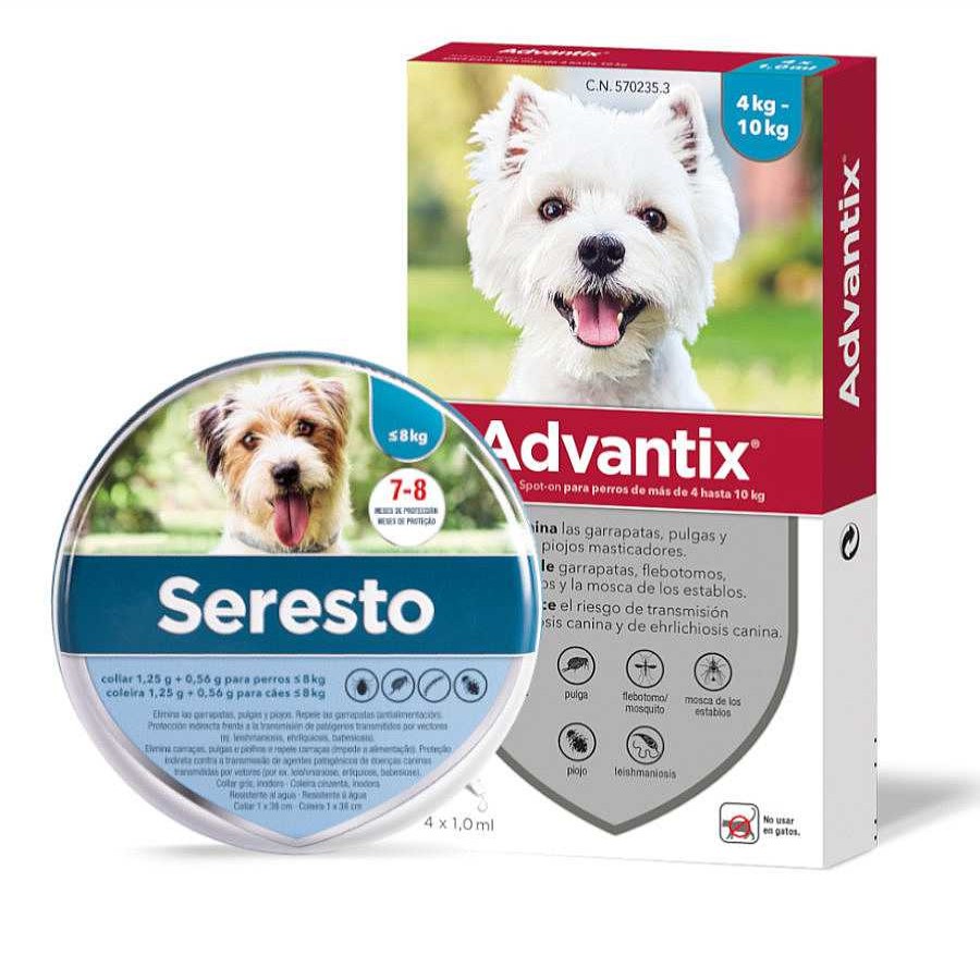 Perros Seresto + Advantix Antiparasitarios | Seresto Collar Antiparasitario Y Advantix Pipetas Para Perros - Pack