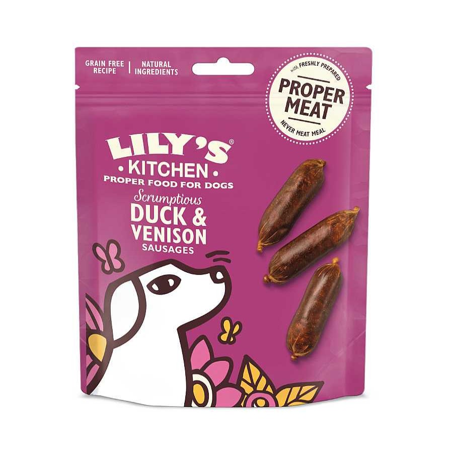 Perros Lily's Kitchen Naturales | Lily'S Kitchen Salchichas Mini Pato Y Venado Para Perros