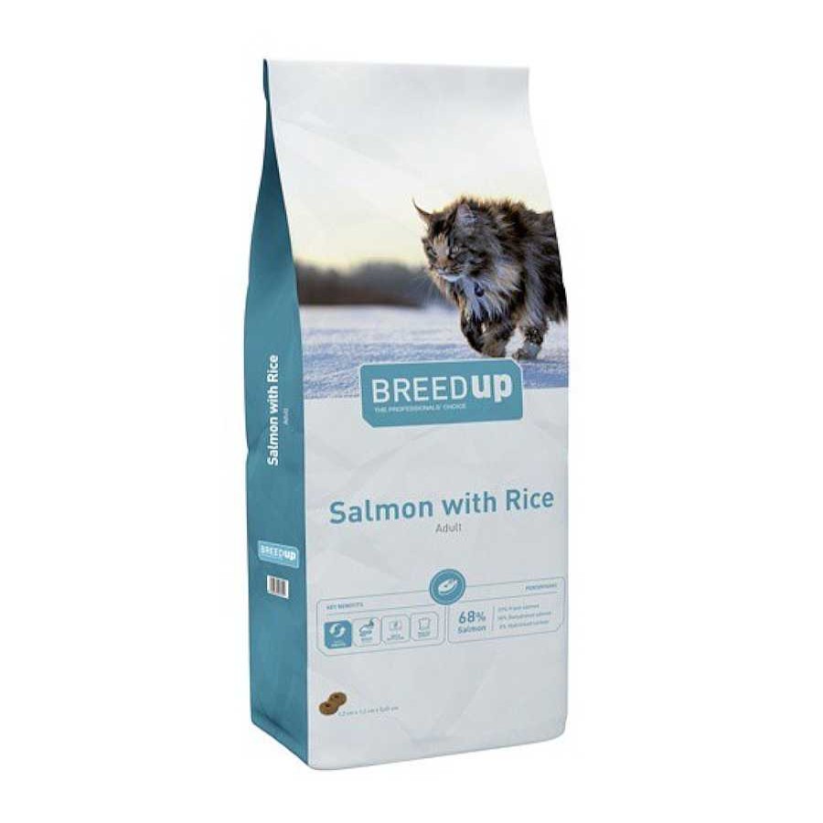 Gatos Breed Up | Breed Up Salm N Y Arroz Pienso Para Gatos