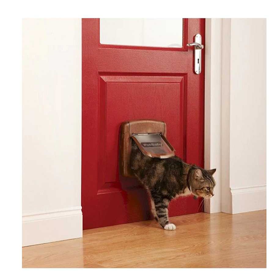 Gatos PetSafe Puertas Para Gatos | Petsafe Staywell Puerta Magn Tica Marr N Para Gatos