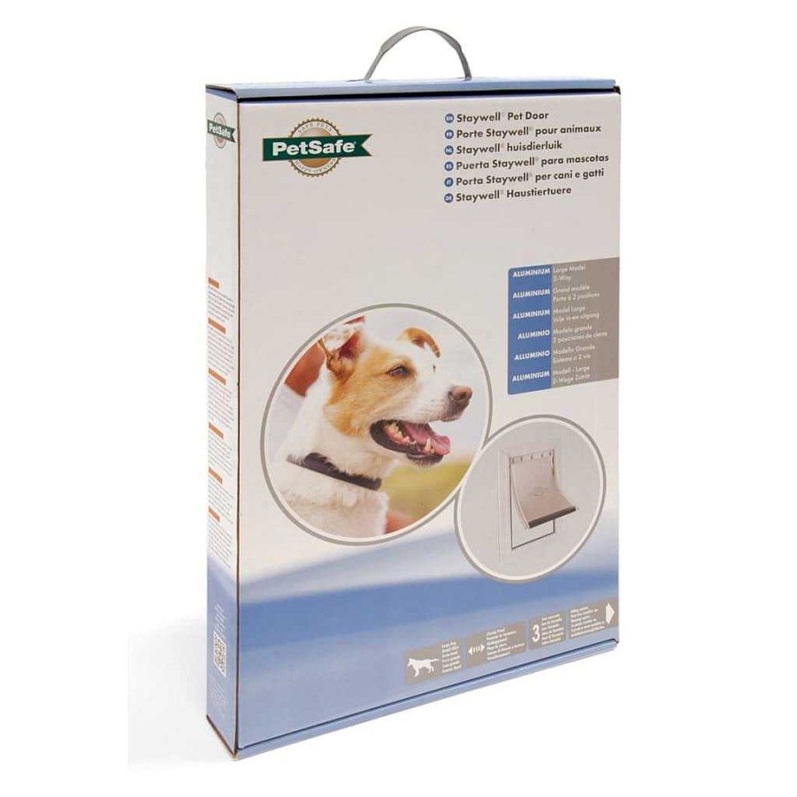 Perros petsafe Puertas Para Perros | Petsafe Puerta 640 Aluminio Para Mascotas