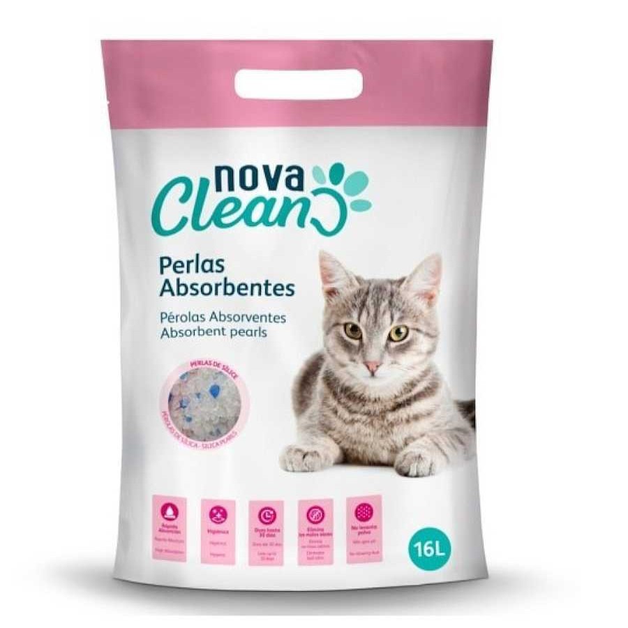 Gatos Nova Clean Arena De Silice | Nova Clean Perlas Absorbentes Para Gatos