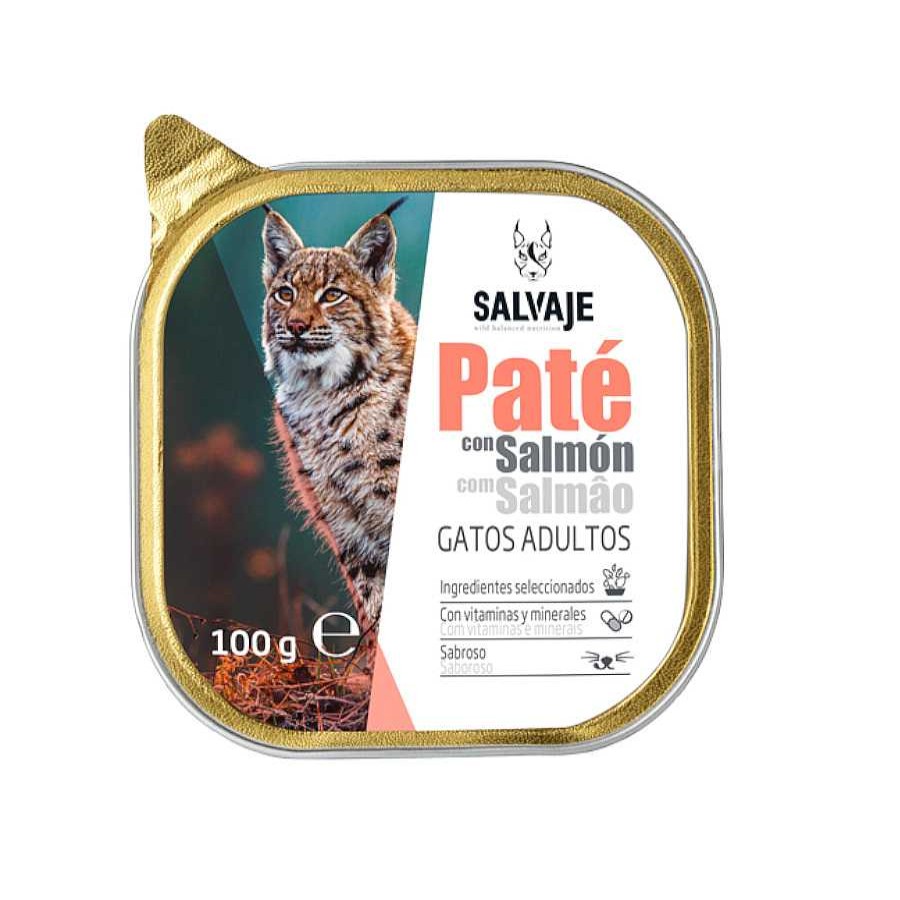 Gatos Salvaje | Salvaje Adulto Salm N Pat En Tarrina Para Gatos