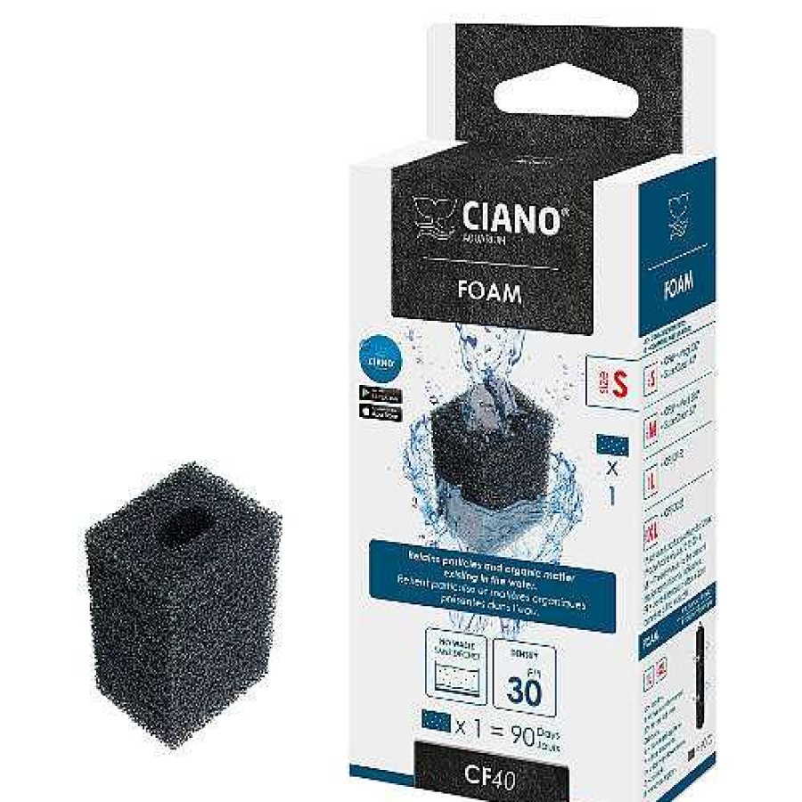 Otros Animales Ciano Filtros | Ciano Foam S Cf40 Filtro De Esponja Para Acuarios