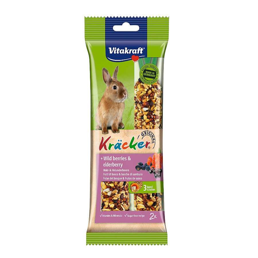 Otros Animales Vitakraft Snacks | Vitakraft Kr Cker Barritas De Frutos Del Bosque Para Conejos