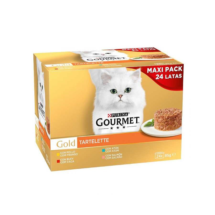 Gatos Gourmet | Gourmet Gold Tartelette Varios Sabores - Multipack