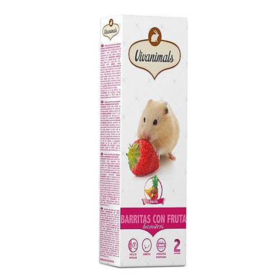 Otros Animales Vivanimals Snacks | Vivanimals Barritas Con Fruta Para H Msteres