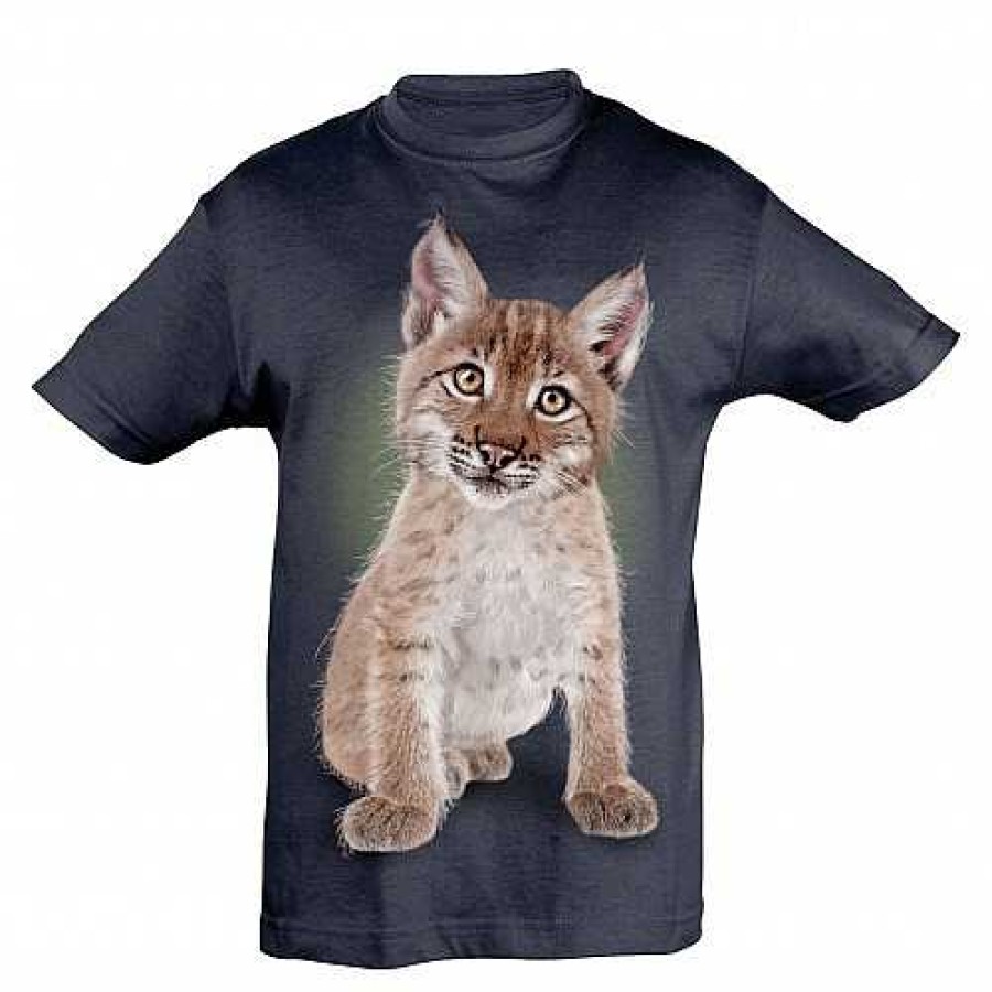 Otros Animales Ralf Nature Moda Y Complementos | Camiseta Ni O Lince Beb Color Azul