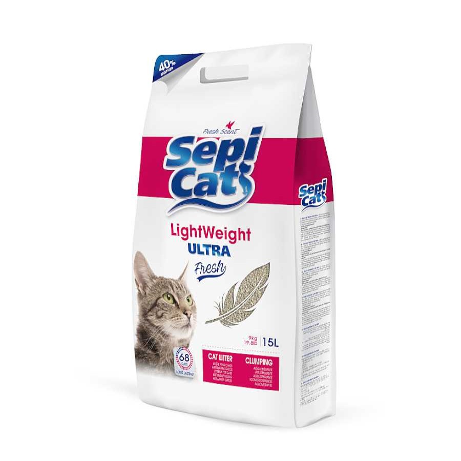 Gatos Sepicat Arena Aglomerante | Sepicat Lightweight Ultra Fresh Arena Aglomerante Ligera