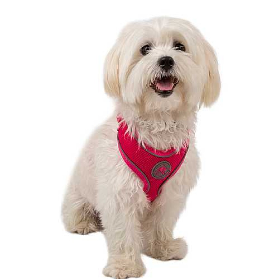 Perros TK-Pet Collares Y Arneses | Tk-Pet Soft Arn S Reflectante Rosa Para Perros