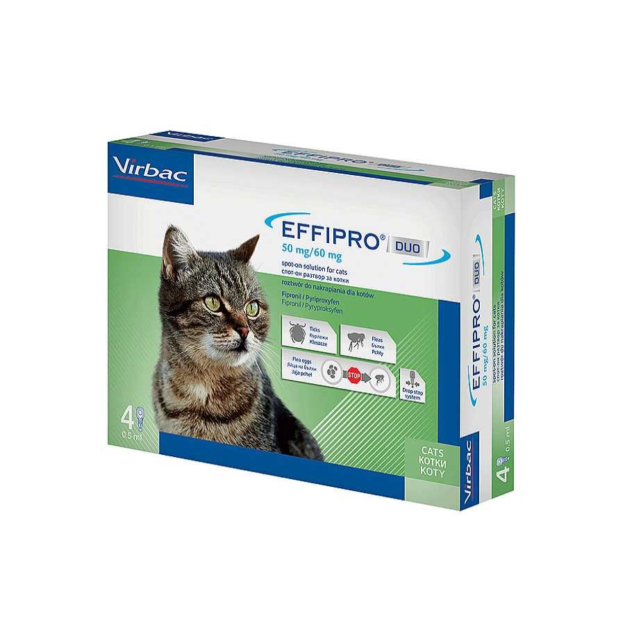 Gatos Virbac Pipetas | Virbac Effipro Duo Pipetas Antiparasitarias Para Gatos