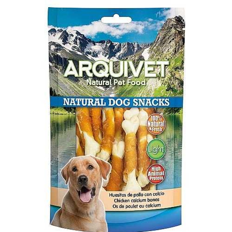 Perros Arquivet Huesos | Huesos De Pollo Con Calcio Para Perros Sabor Pollo