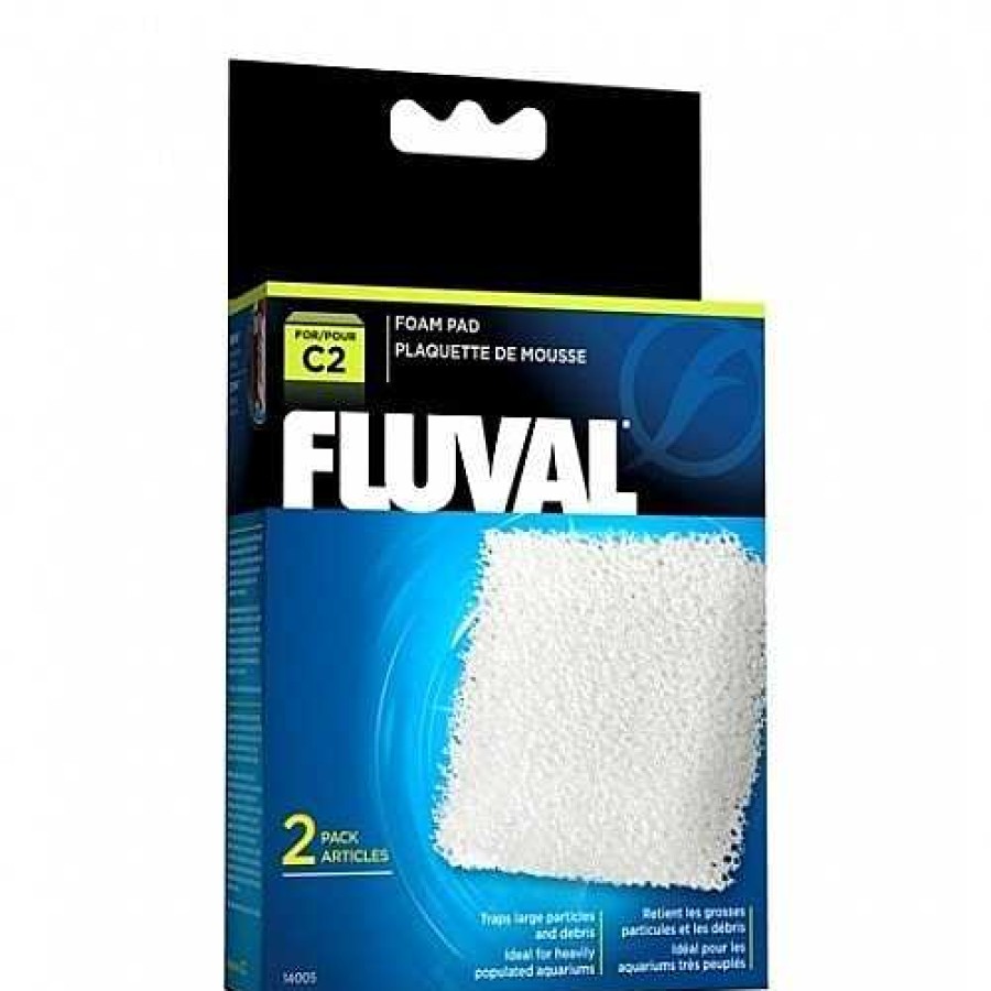 Otros Animales Fluval Filtros | Fluval C Foamex Esponja C2, 2Uds