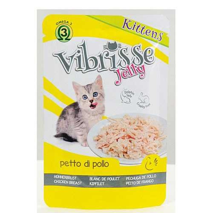 Gatos Croci Comida H Meda | Vibrisse Kitten Jelly At N Y Pollo En Gelatina Sobre Para Gatos