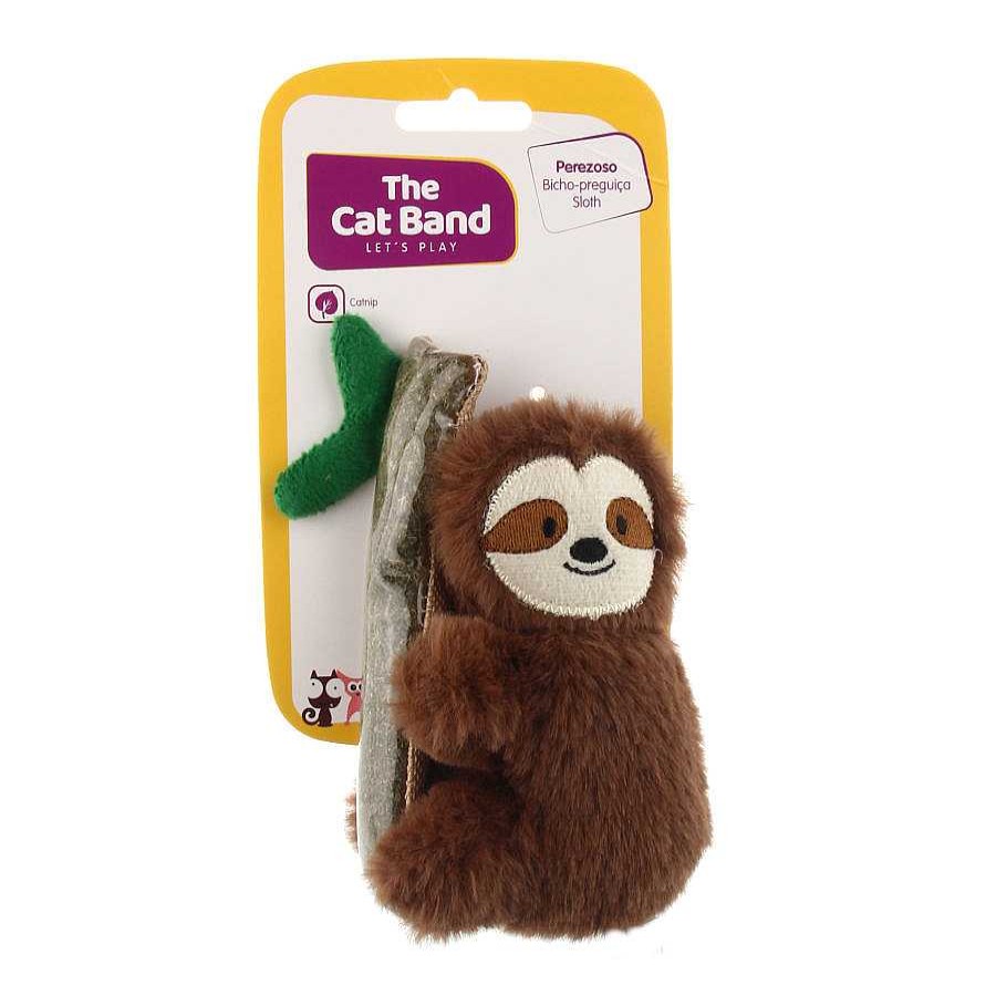 Gatos The Cat Band Peluches | The Cat Band Perezoso De Peluche Con Catnip