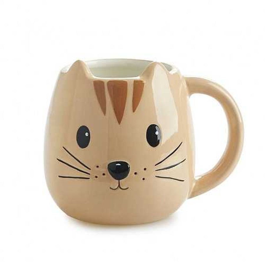 Otros Animales Balvi Menaje Hogar | Balvi Taza Mug Kitty Color Naranja