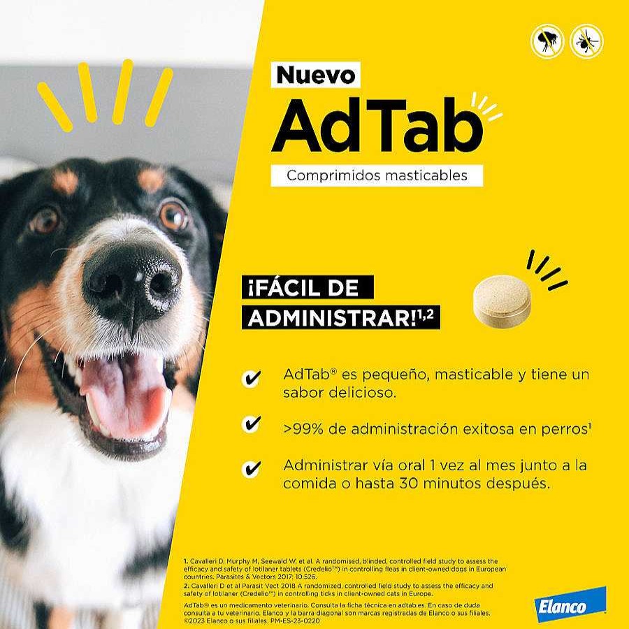 Perros AdTab Comprimidos | Adtab Comprimido Antiparasitario Para Perros