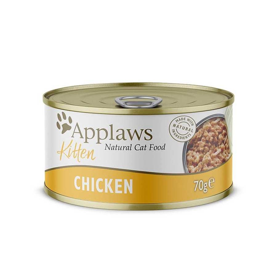 Gatos Applaws | Applaws Kitten Caldo De Pollo Lata Para Gatos