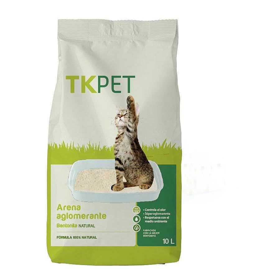 Gatos TK-Pet Arena Aglomerante | Tk-Pet Arena Aglomerante De Bentonita Y Natural Para Gatos