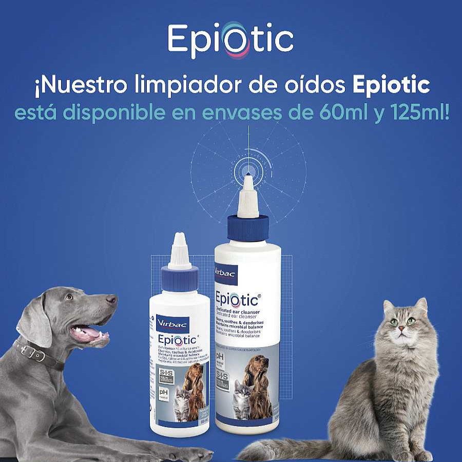 Perros Virbac Higiene Para Perros | Virbac Epiotic Limpiador De O Dos Para Perros Y Gatos