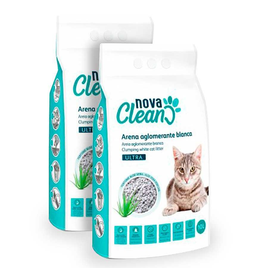 Gatos Nova Clean Arena Aglomerante | Nova Clean Ultra Lecho Aglomerante Para Gatos