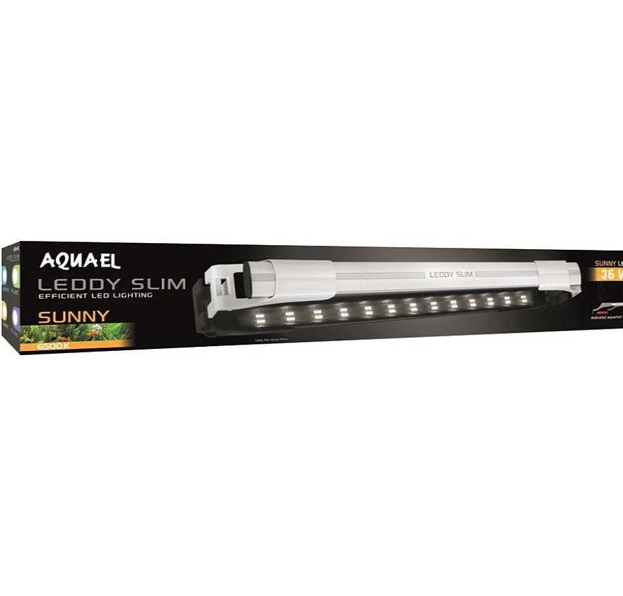 Otros Animales Aquael Iluminaci N | Aquael Leddy Slim Sunny Luces Led Negras Para Acuarios