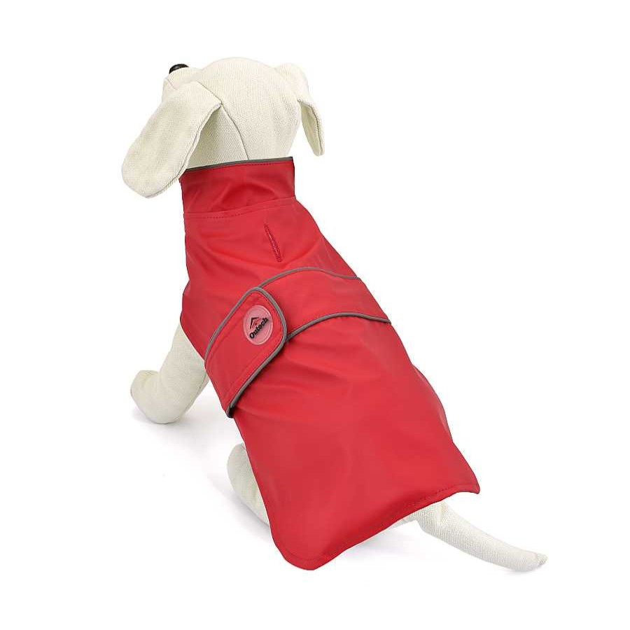 Perros Outech Ropa Para Perros | Outech Apolo Chubasquero Rojo Para Perros